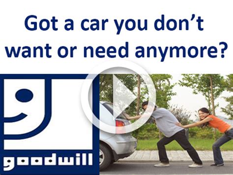 goodwill industries car donation program.